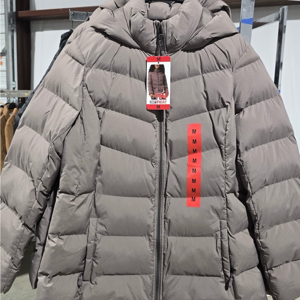 32 Degrees Women's brown taupe Puffer Jacket